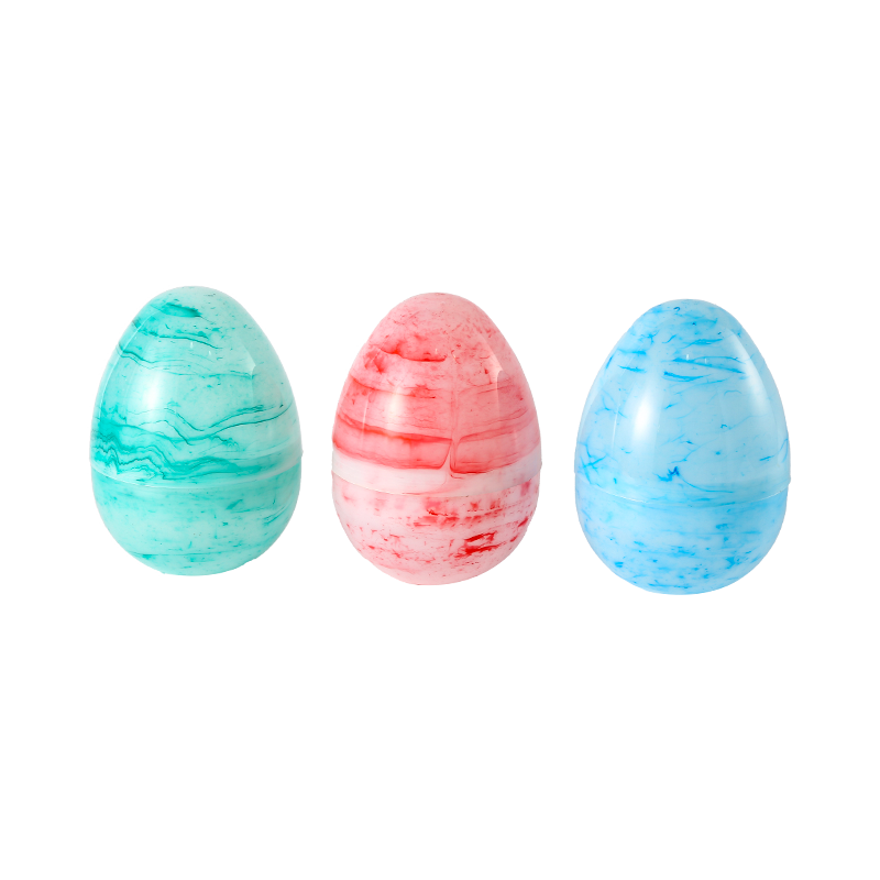 20cm marbled eggs large plastic Easter eggs with colorful effect